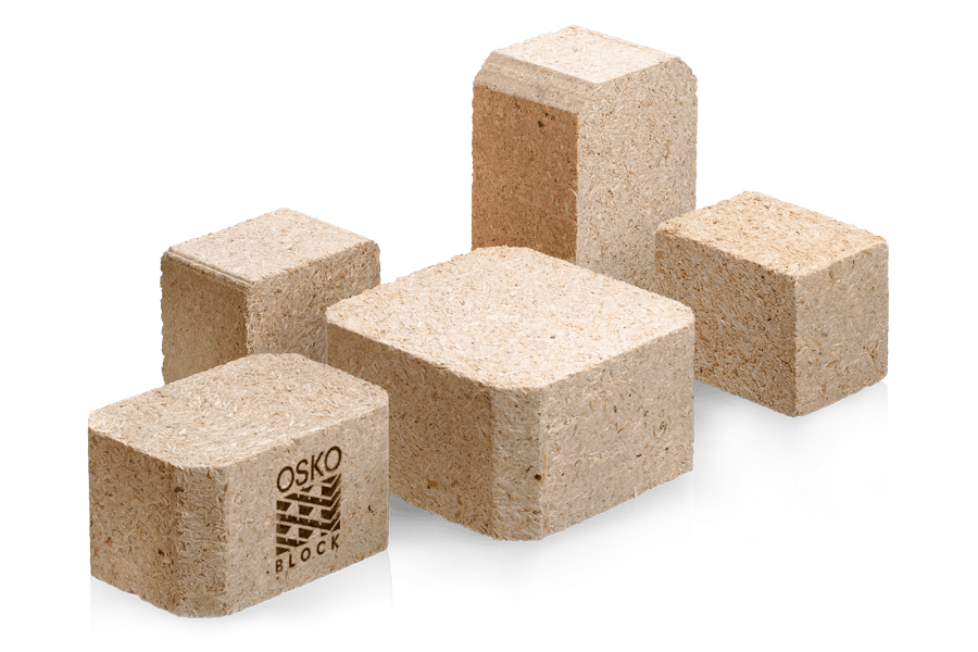 Pressed pallet blocks