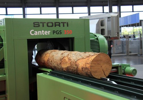 PGS 350/450 R Canter for Sawmill Line